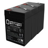 Mighty Max Battery 6V 4.5AH SLA Battery Replacement for Power Mate PM645 - 3 Pack ML4-6MP3889974388